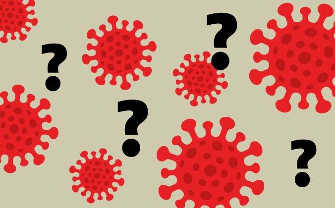 Coronavirus og spørgsmålstegn